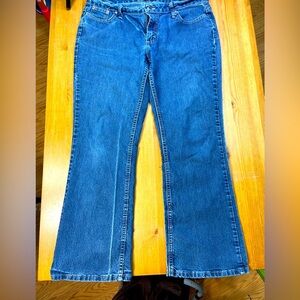 RIDERS Blue Flared Denim Jeans